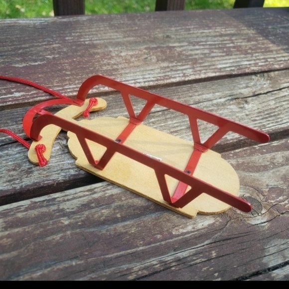 Vintage Hilltop Flyer Sled Christmas Ornament - Picture 8 of 10